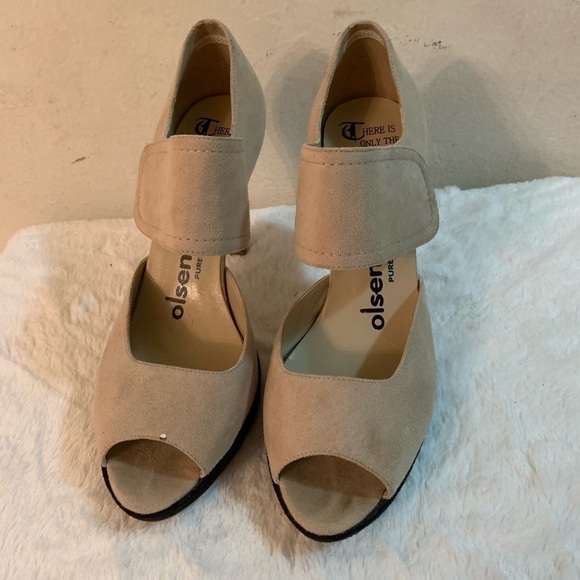 Olsenhaus Pure Vegan Platform Heels - Picture 1 of 8